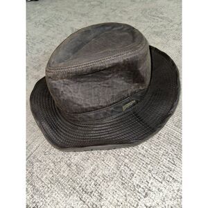 Disney Indiana Jones Adventurewear Brown Fedora‎ Wired Brim Hat Size XLARGE
